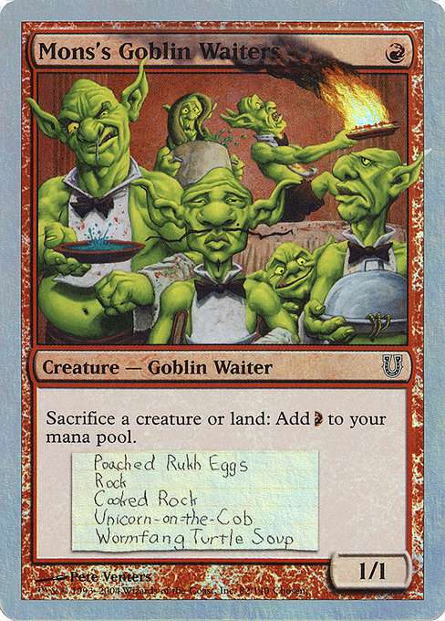 Mons's Goblin Waiters [Foil]