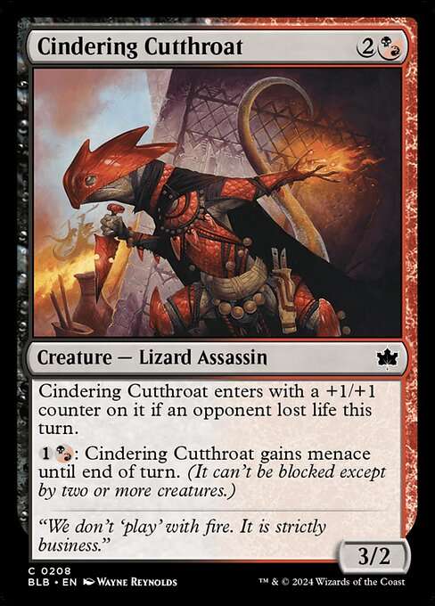 Cindering Cutthroat [Foil]