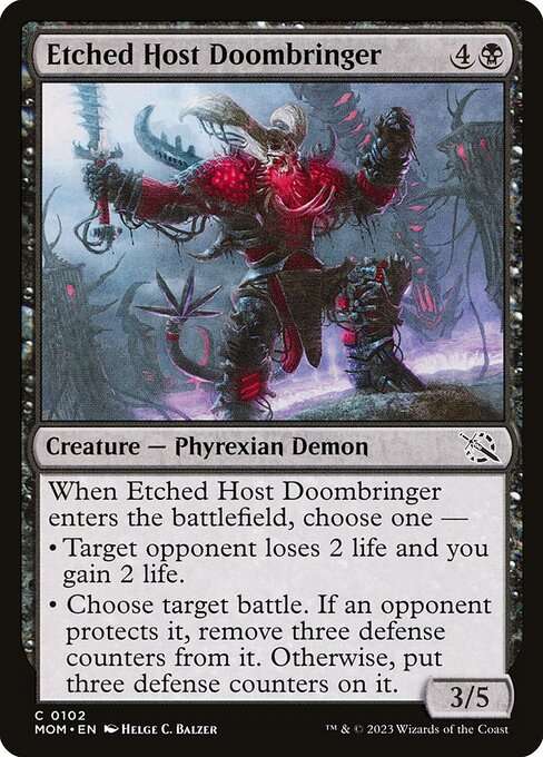 Etched Host Doombringer [Foil]
