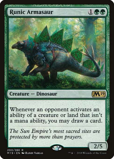 Runic Armasaur [Foil]