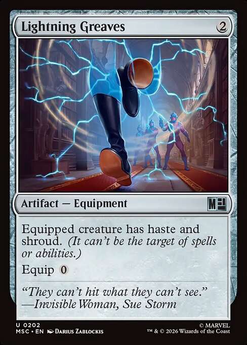 Lightning Greaves [Foil]