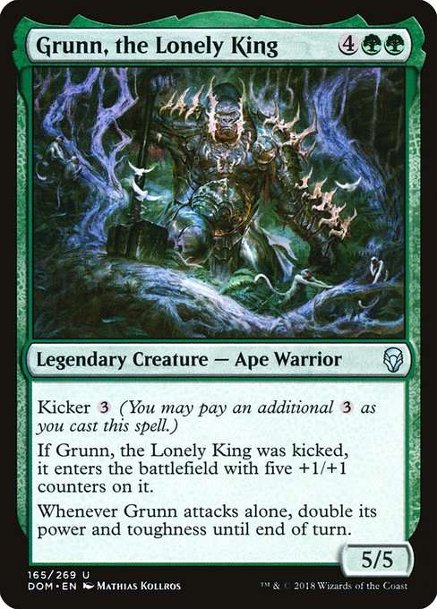 Grunn, the Lonely King [Foil]