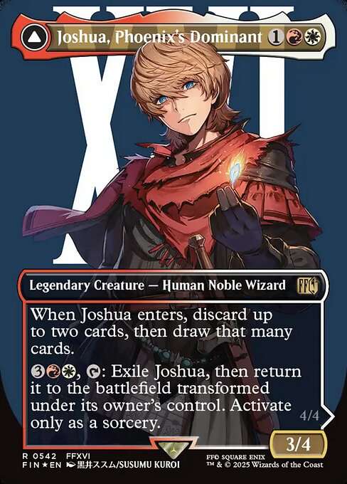 Joshua, Phoenix's Dominant // Phoenix, Warden of Fire [Foil]