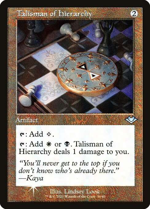 Talisman of Hierarchy [Etched]