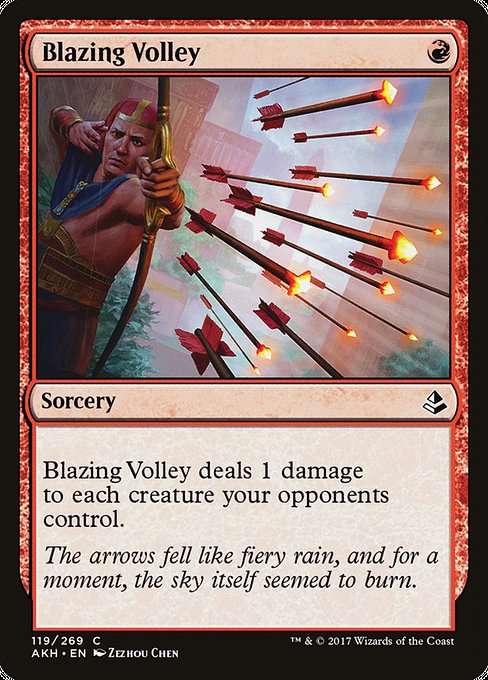 Blazing Volley [Foil]