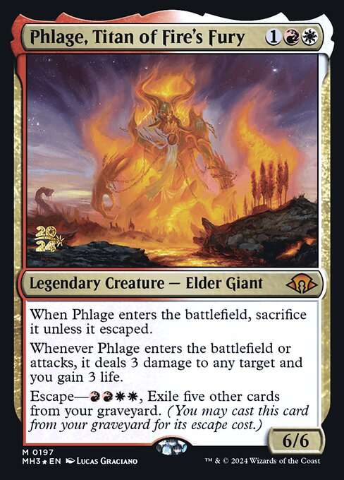Phlage, Titan of Fire's Fury [Foil]