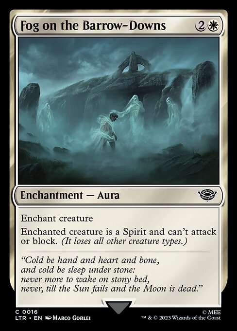 Fog on the Barrow-Downs [Foil]
