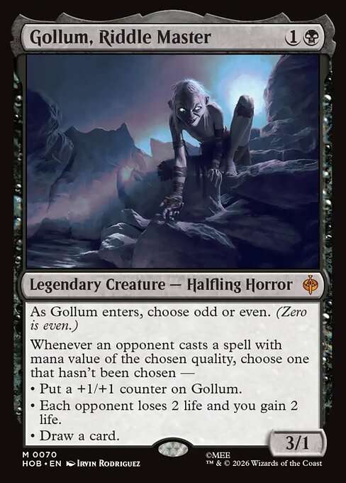 Gollum, Riddle Master