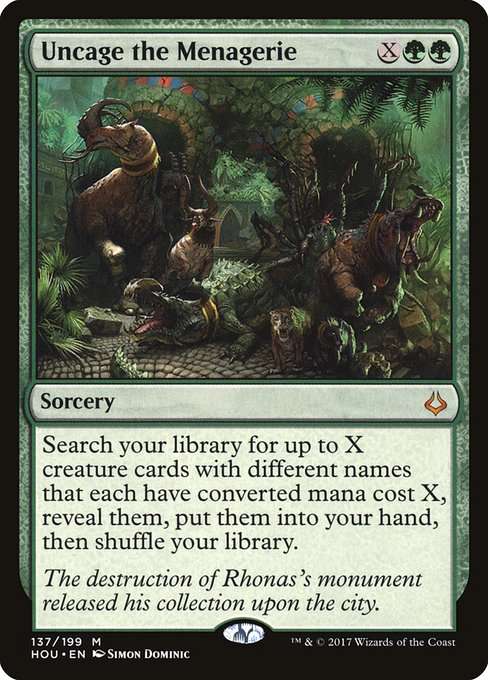 Uncage the Menagerie [Foil]