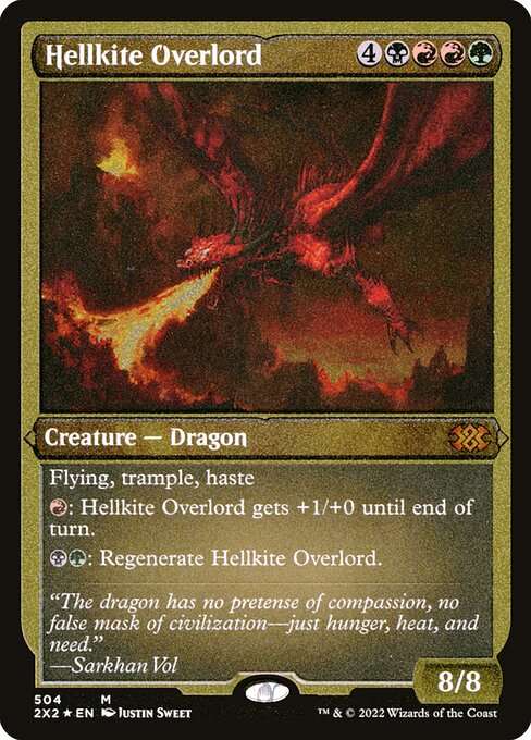 Hellkite Overlord [Etched]