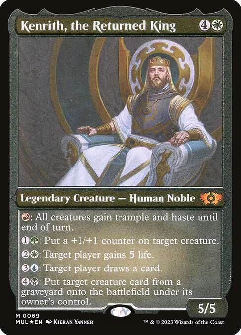 Kenrith, the Returned King [Etched]