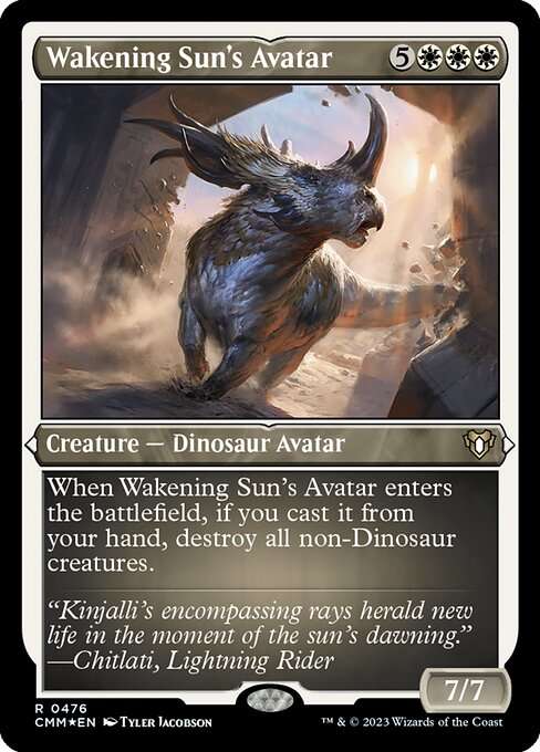 Wakening Sun's Avatar [Etched]