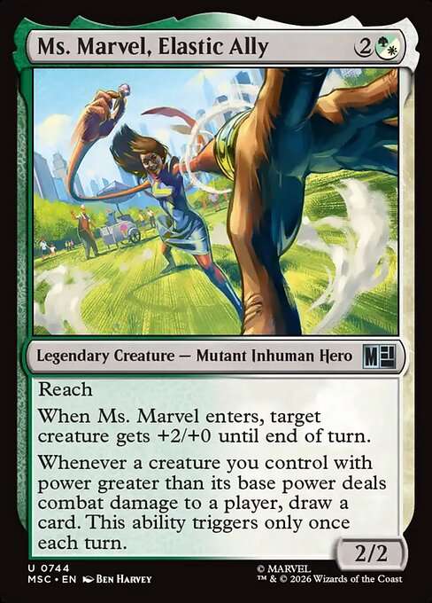 Ms. Marvel, Elastic Ally [Foil]