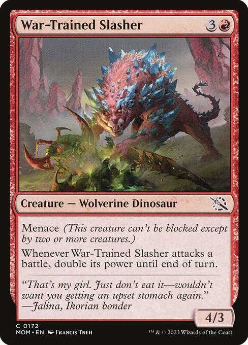 War-Trained Slasher [Foil]