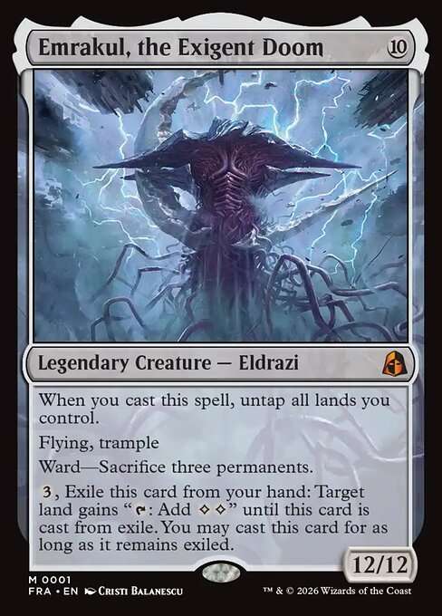 Emrakul, the Exigent Doom