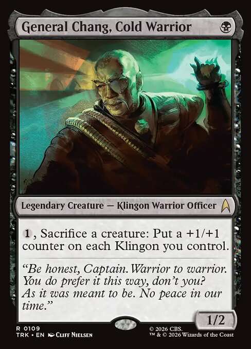 General Chang, Cold Warrior