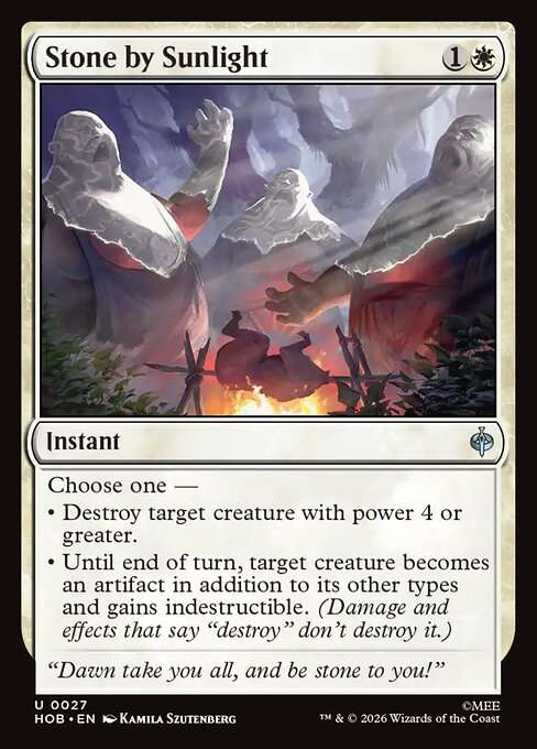 Stone by Sunlight [Foil]