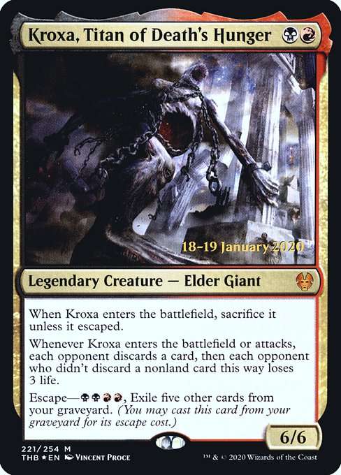 Kroxa, Titan of Death's Hunger [Foil]