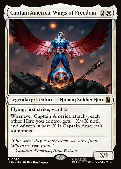 Captain America, Wings of Freedom