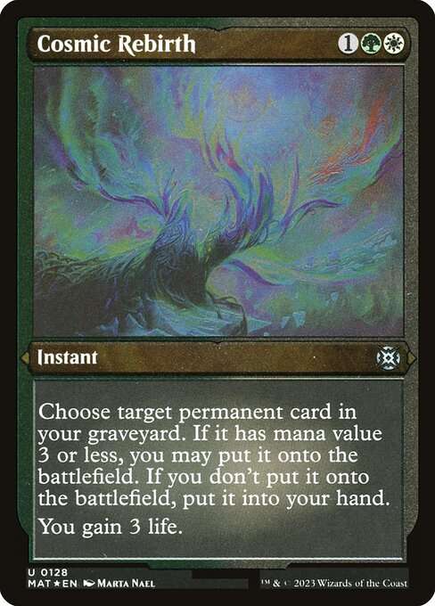 Cosmic Rebirth [Etched]