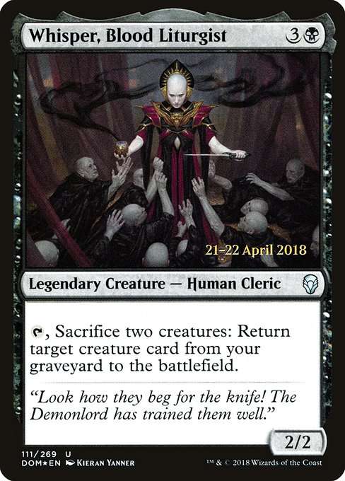 Whisper, Blood Liturgist [Foil]