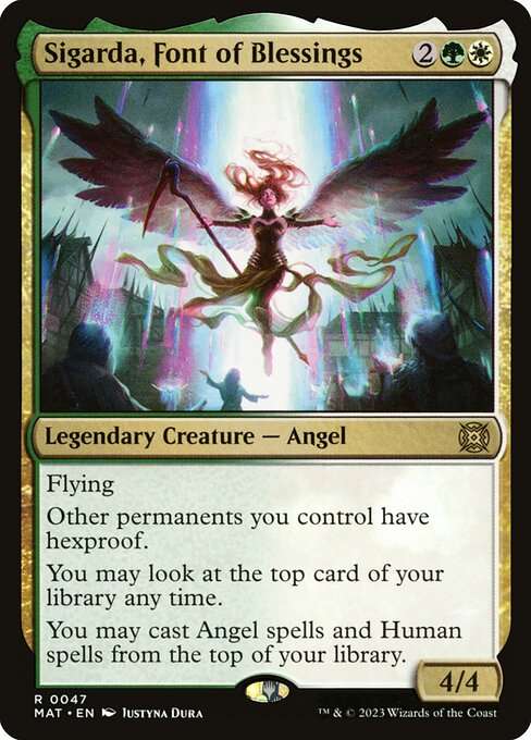 Sigarda, Font of Blessings [Foil]