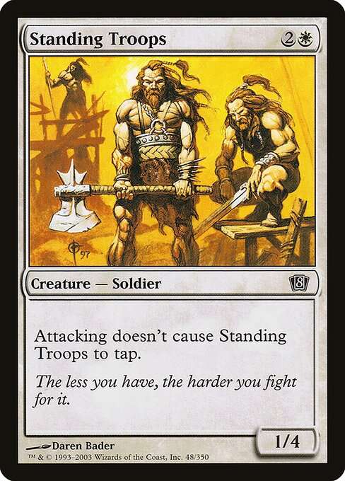 Standing Troops [Foil]