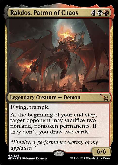 Rakdos, Patron of Chaos [Foil]