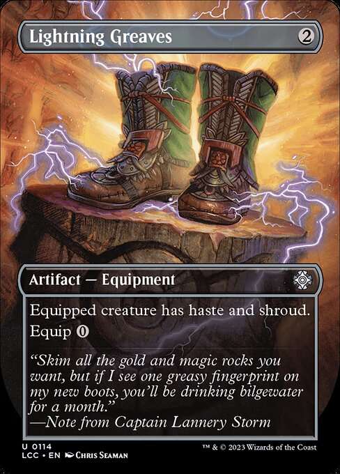 Lightning Greaves [Foil]
