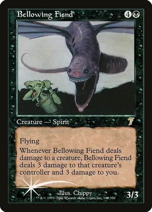 Bellowing Fiend [Foil]