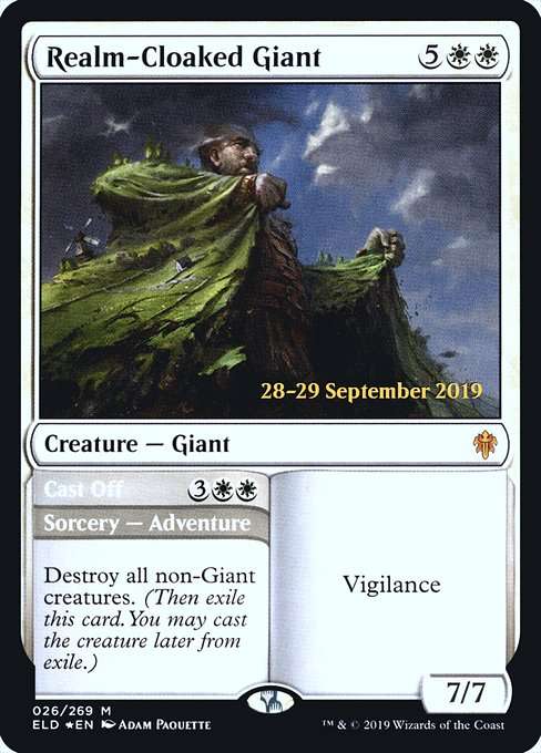Realm-Cloaked Giant // Cast Off [Foil]