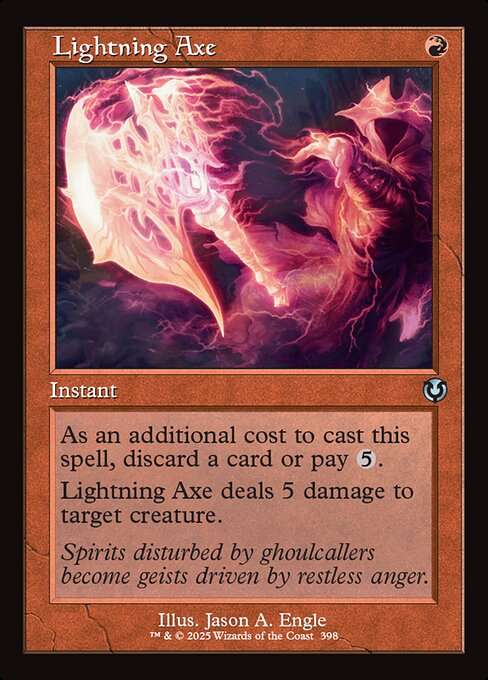 Lightning Axe [Foil]