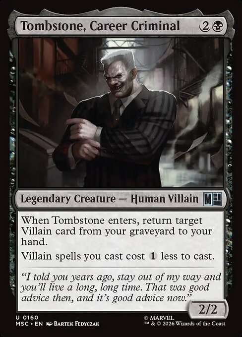 Tombstone, Career Criminal