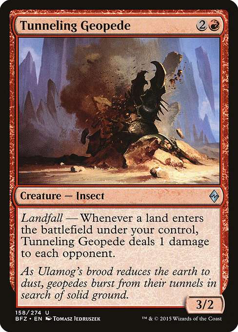 Tunneling Geopede [Foil]