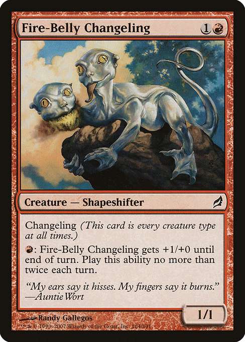 Fire-Belly Changeling [Foil]