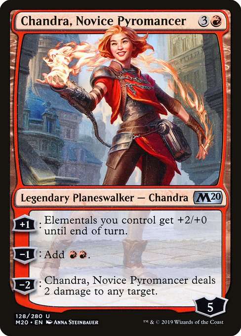 Chandra, Novice Pyromancer [Foil]