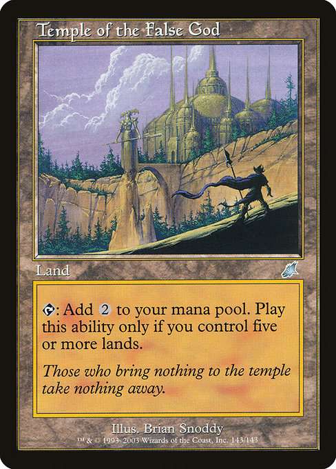 Temple of the False God [Foil]