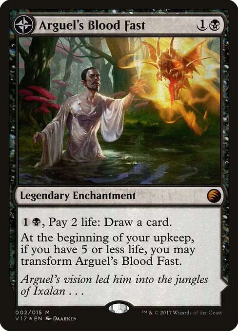 Arguel's Blood Fast // Temple of Aclazotz [Foil]