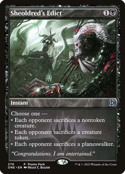 Sheoldred's Edict [Foil]