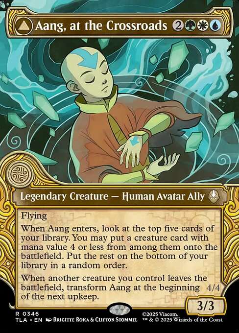 Aang, at the Crossroads // Aang, Destined Savior [Foil]