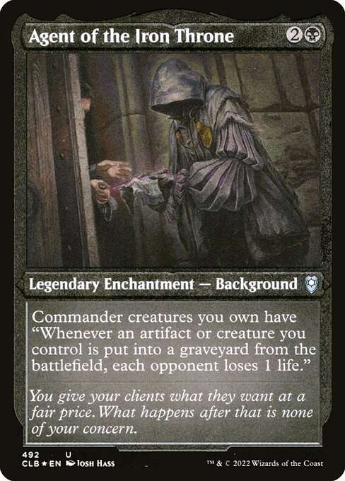 Agent of the Iron Throne [Etched]