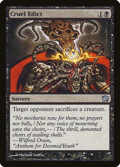 Cruel Edict [Foil]