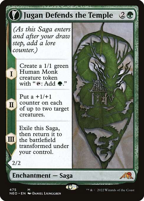 Jugan Defends the Temple // Remnant of the Rising Star [Foil]