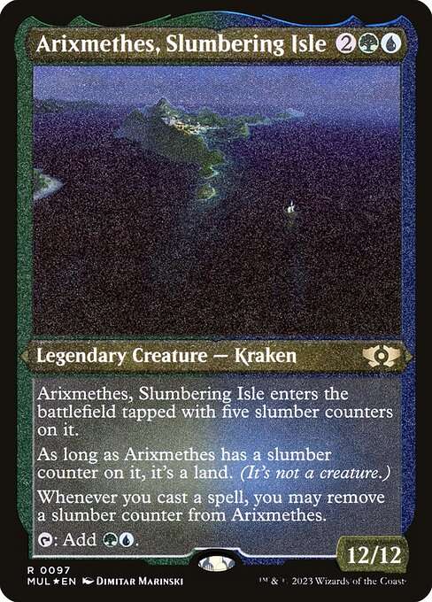 Arixmethes, Slumbering Isle [Etched]