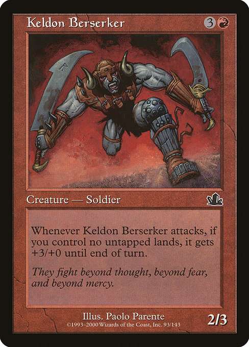 Keldon Berserker [Foil]