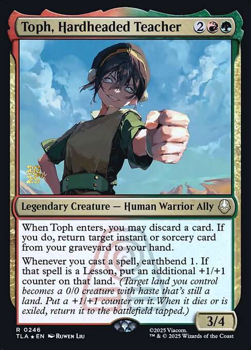 Toph, Hardheaded Teacher [Foil]