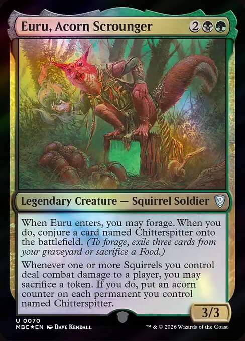 Euru, Acorn Scrounger [Foil]