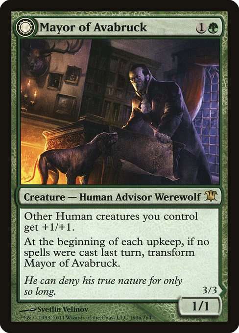 Mayor of Avabruck // Howlpack Alpha [Foil]