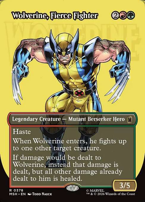 Wolverine, Fierce Fighter [Foil]