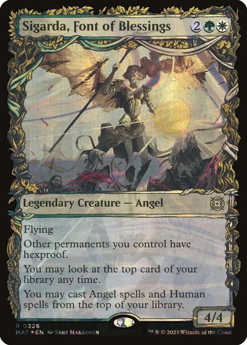 Sigarda, Font of Blessings [Foil]